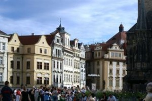 place gorgée de touristes