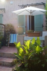 Terrasse de chambre d'hôtel